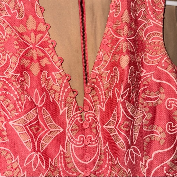 EUC elegant BCBGMAXAZRIA coral top - Picture 5 of 8